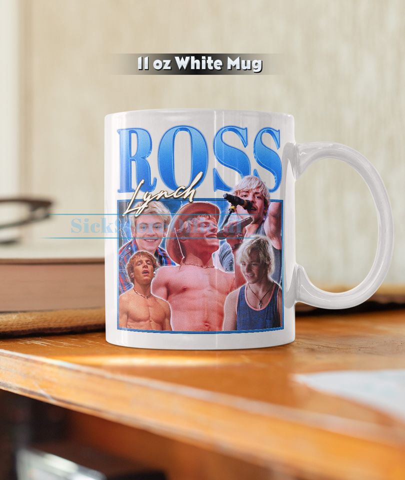 ROSS LYNCH Coffee Mug, Ross Lynch Tea Mug, Ross Lynch Drinkware, Ross Lynch Mug, Ross Lynch Merch Gift, Ross Shor Lynch Print Mugs