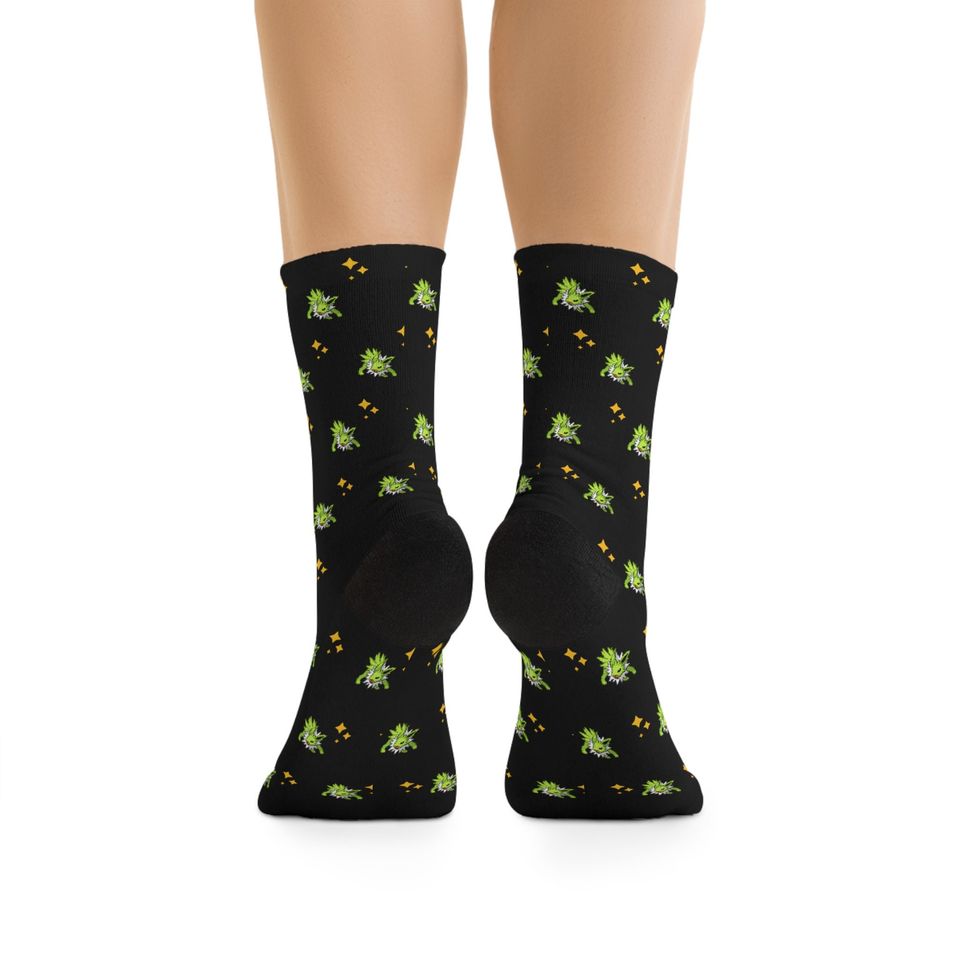 Shiny Jolteon Retro Socks, PKM Socks, Video Game Socks, Socks for Kids, Socks for Him, Socks for Her