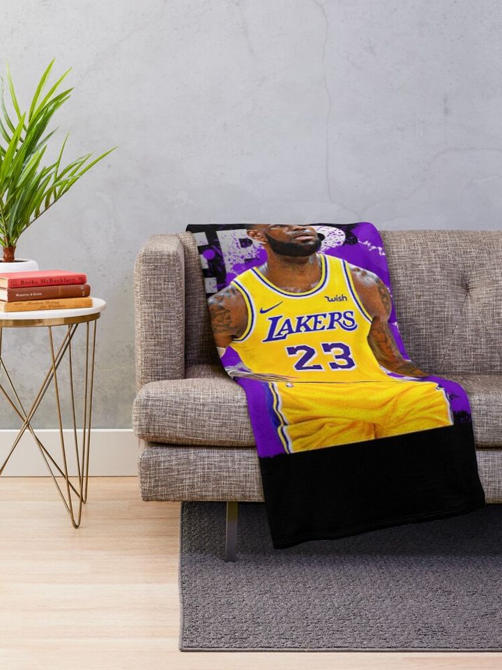 LeBron James Soft Throw Blanket, Comfortable Blanket for Men, Women, Kids