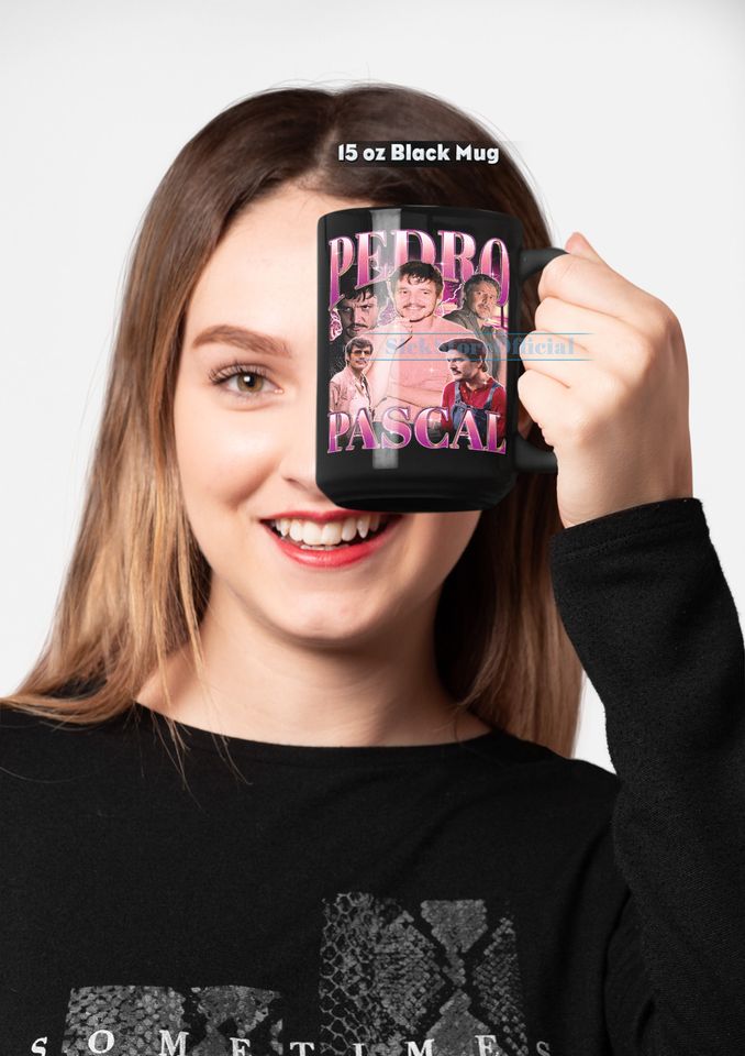 PEDRO PASCAL Coffee Mug, Pedro Pascal Tea Mug, Pedro Pascal Drinkware, Pedro Pascal Mug, Pedro Pascal Merch Gift, Actor Pedro Pascal Mug