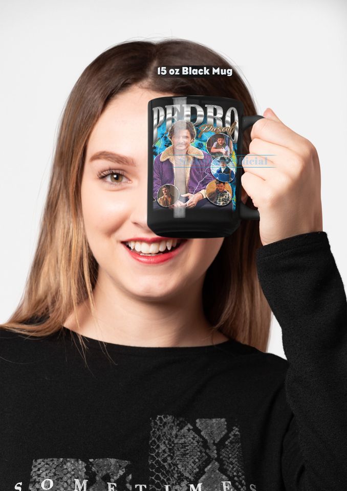 PEDRO PASCAL Coffee Mug, Pedro Pascal Tea Mug, Pedro Pascal Drinkware, Pedro Pascal Mug, Pedro Pascal Merch Gift, Actor Pedro Pascal Mug