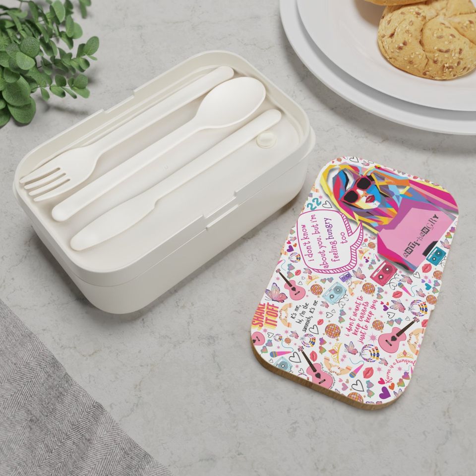 Swift Inspired Bento Box - Eras Tour Lunch Box Bento Box Lunch Container Lunch Bag