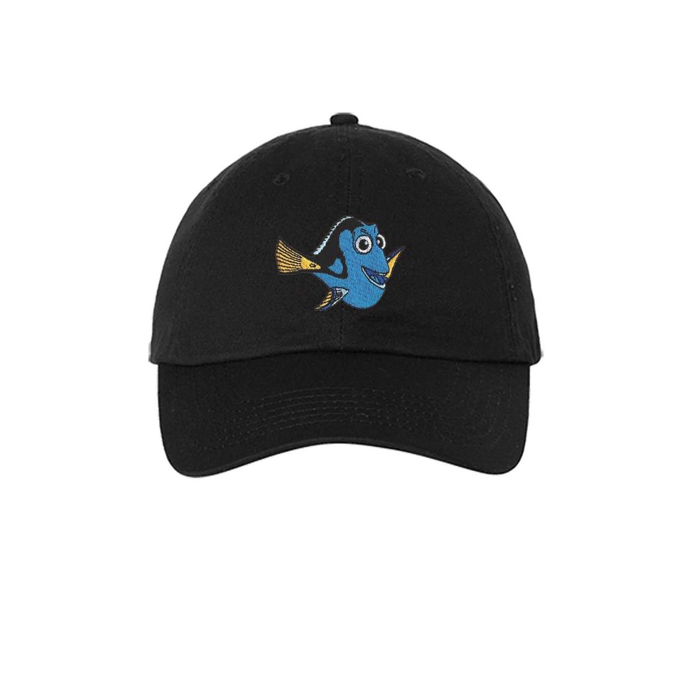 Finding Dory Hat Adult Kids sizes, Dory Blue fish Embroidered Hat, Finding Nemo, Epcot, Disney Trip Hat, Disney Vacation Hat