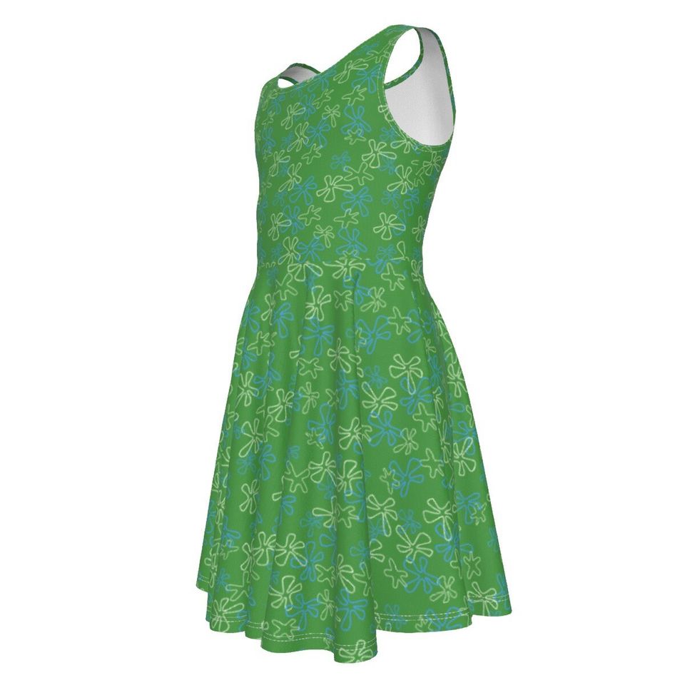 Disgust - Inside Out - Disney Bounding - Pixar -  Kid's Sleeveless Dress