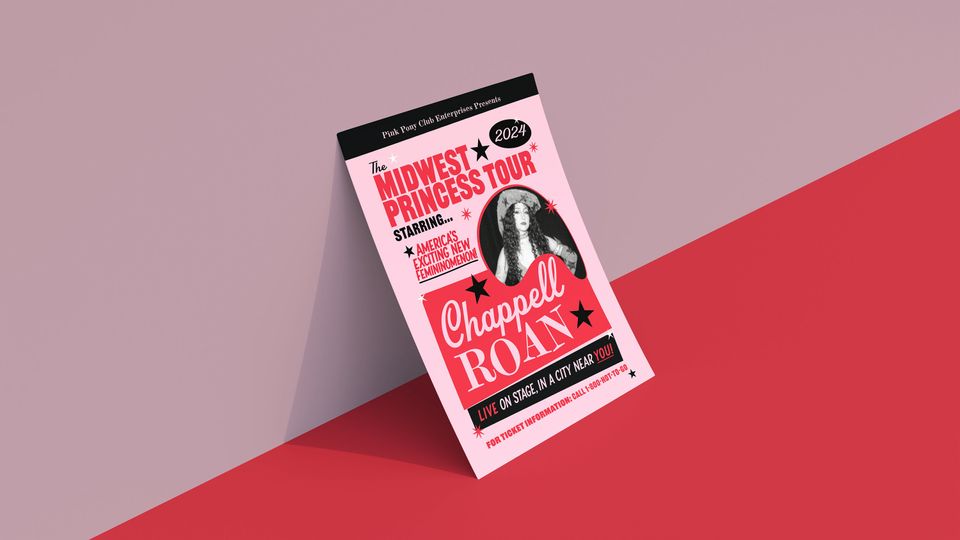 Chappell Roan - The Midwest Princess Tour 2024 Poster