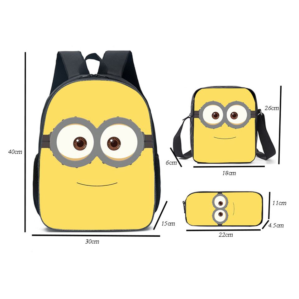 Minion Shool Backpack, Shoulder Bag, Minion Lover Gift, Back to School Gift