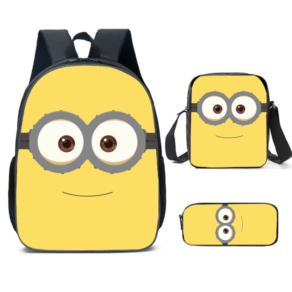 Minion Shool Backpack, Shoulder Bag, Minion Lover Gift, Back to School Gift