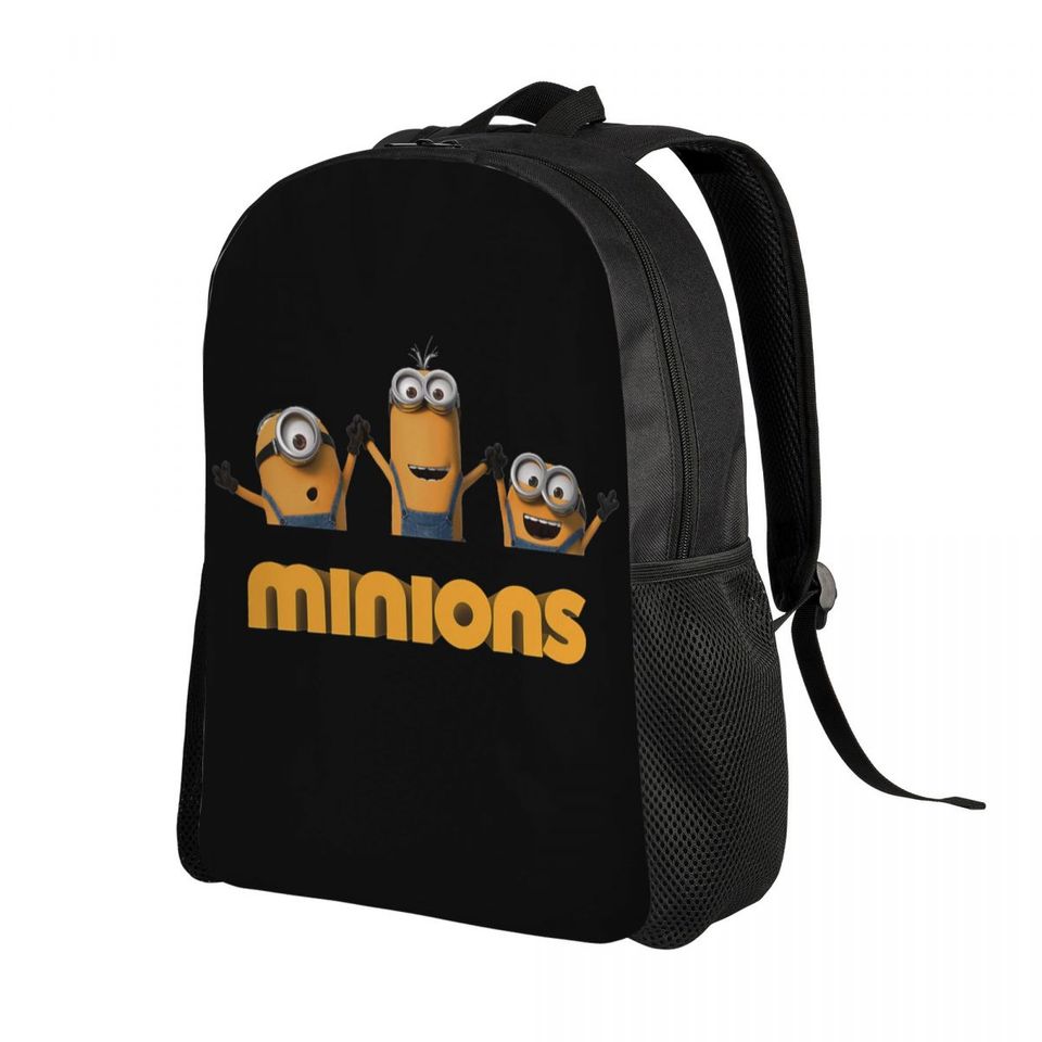 Minion Shool Backpack, Shoulder Bag, Minion Lover Gift, Back to School Gift