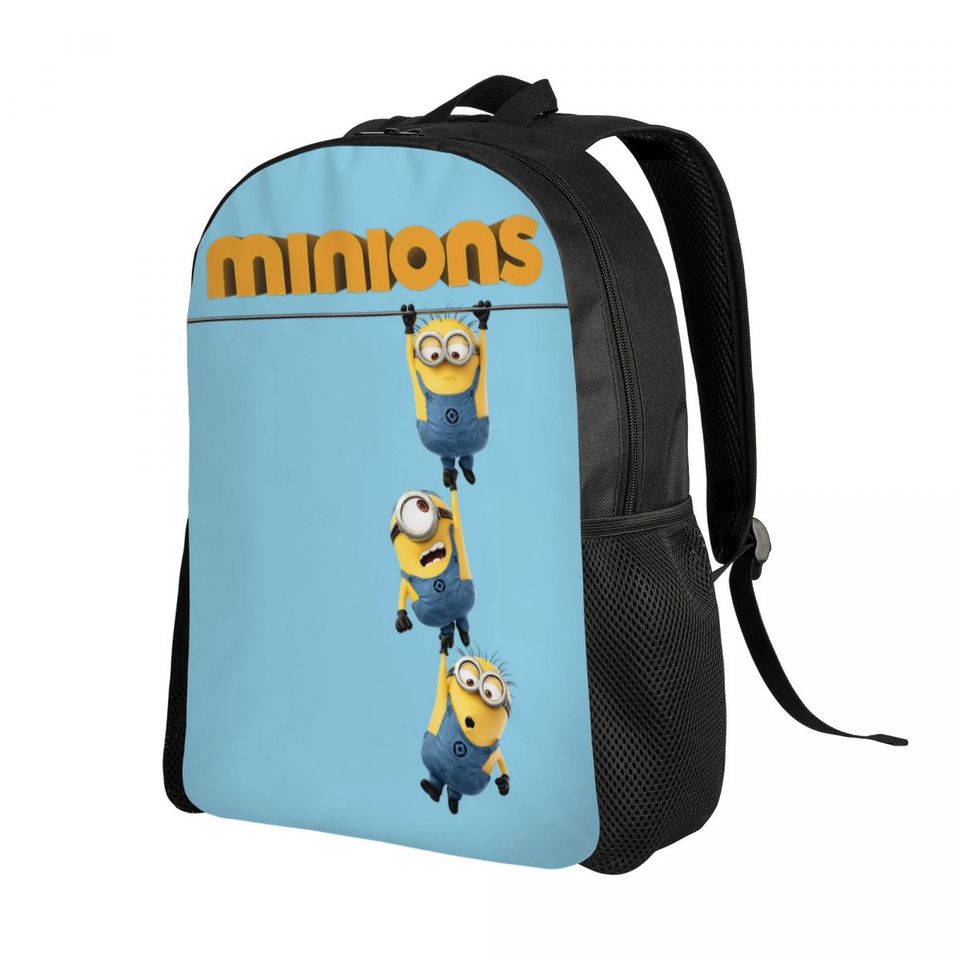 Minion Shool Backpack, Shoulder Bag, Minion Lover Gift, Back to School Gift