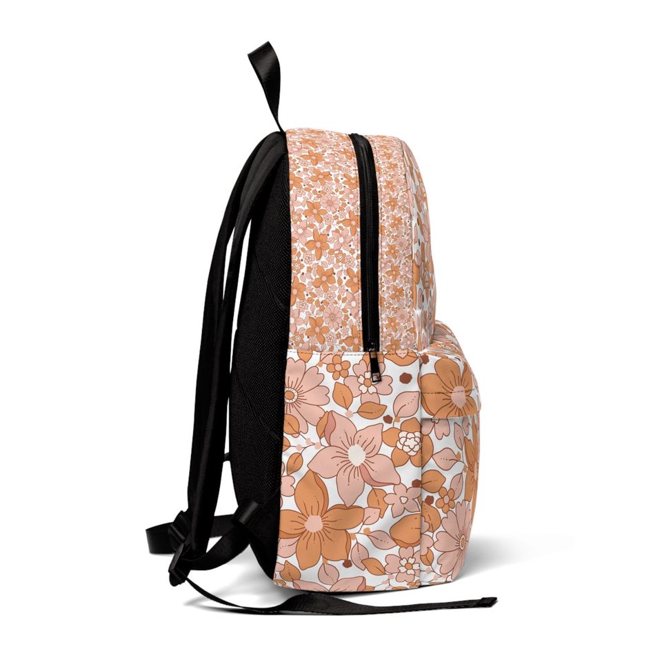 Highschool backpacks Gift, School Bags for Kids and Toddlers, school backpacks, College school Fabric Backpack, Floral pattern Backpack