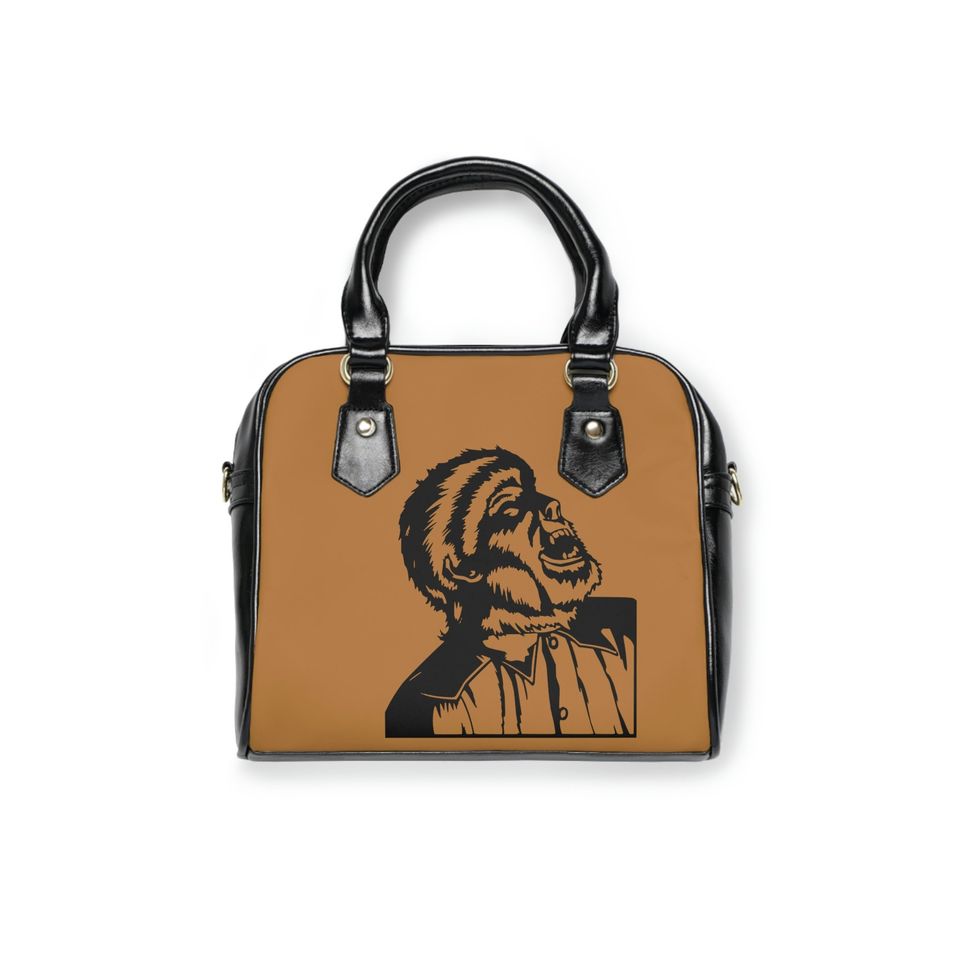 Wolf Man Shoulder Handbag