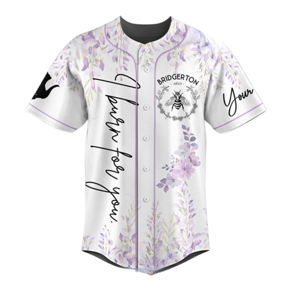 Bridgerton Lady Whistledown Society Papers Baseball Jersey