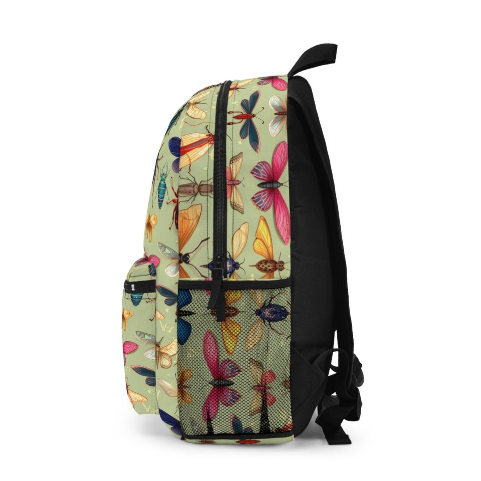 Elowen Backpack, Back To School Backpack, EDC, Laptop Backpack, Lightweight Backpack, Waterproof Backpack, School Bag, Butterfly Backpack