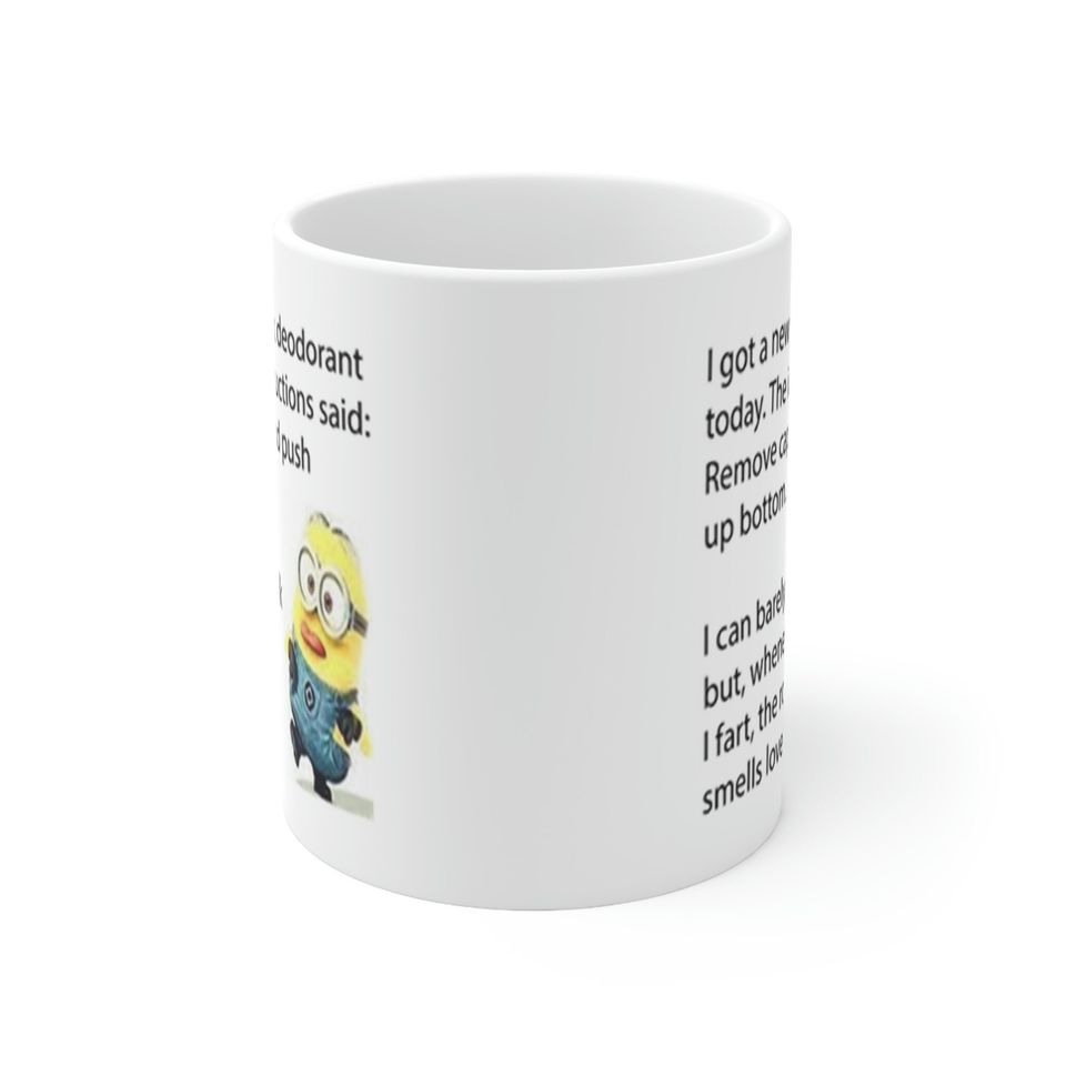 Minion funny mug gift for him gift for her birthday holiday gift