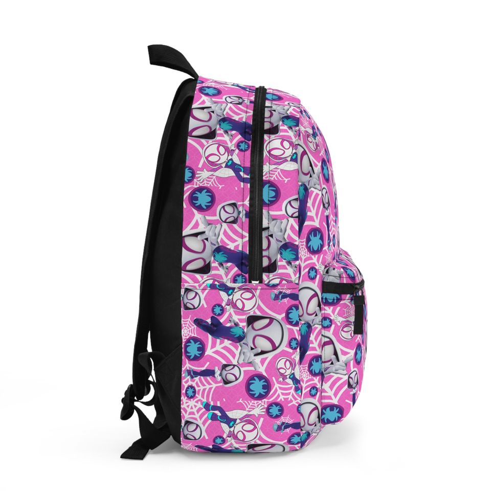 Ghost Spidey PINK Backpack, Disney Backpack, Disney Bag, Disney School Bag, Backpack, Kids Backpack