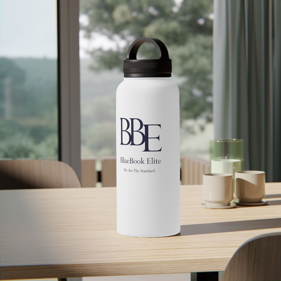 BBE Stainless Steel Water Bottle, Handle Lid