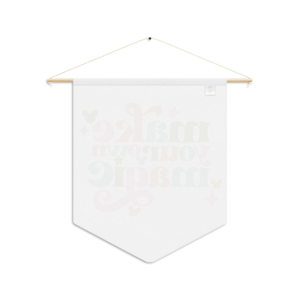 Make Your Own Magic Wall Pennant, Disney Wall Decor |