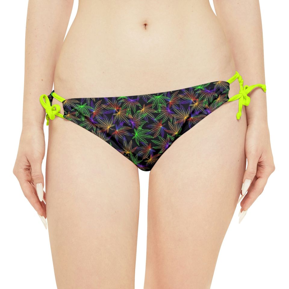 4/20 Marijuana Strappy Bikini Set