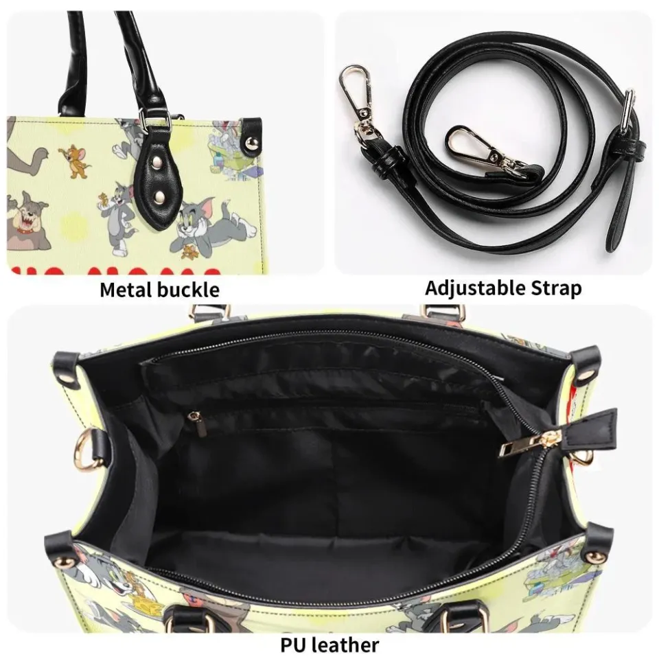 Personalized Tom and Jerry New Version-Luxury Women Leather Handbag For Her