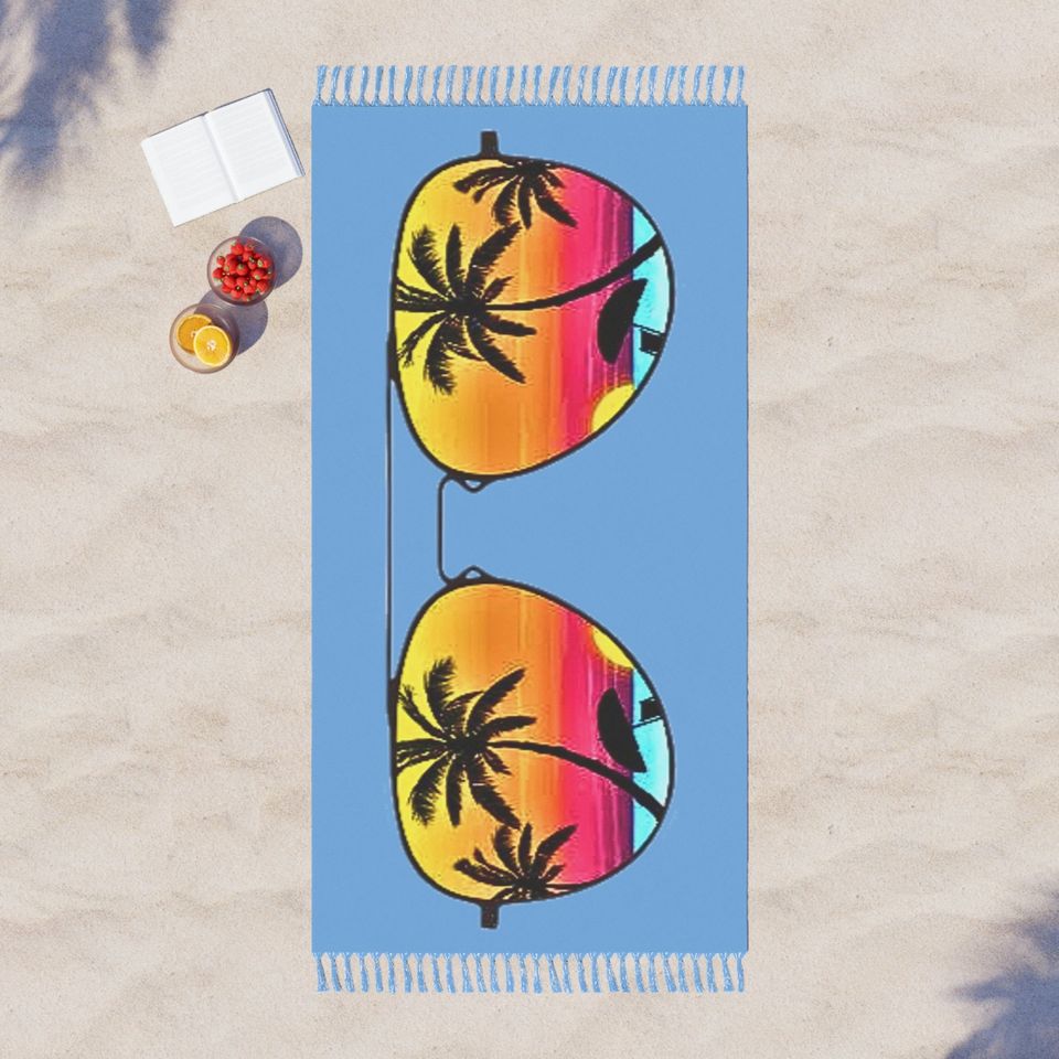 custom design sunglasses sunset Boho Beach Cloth