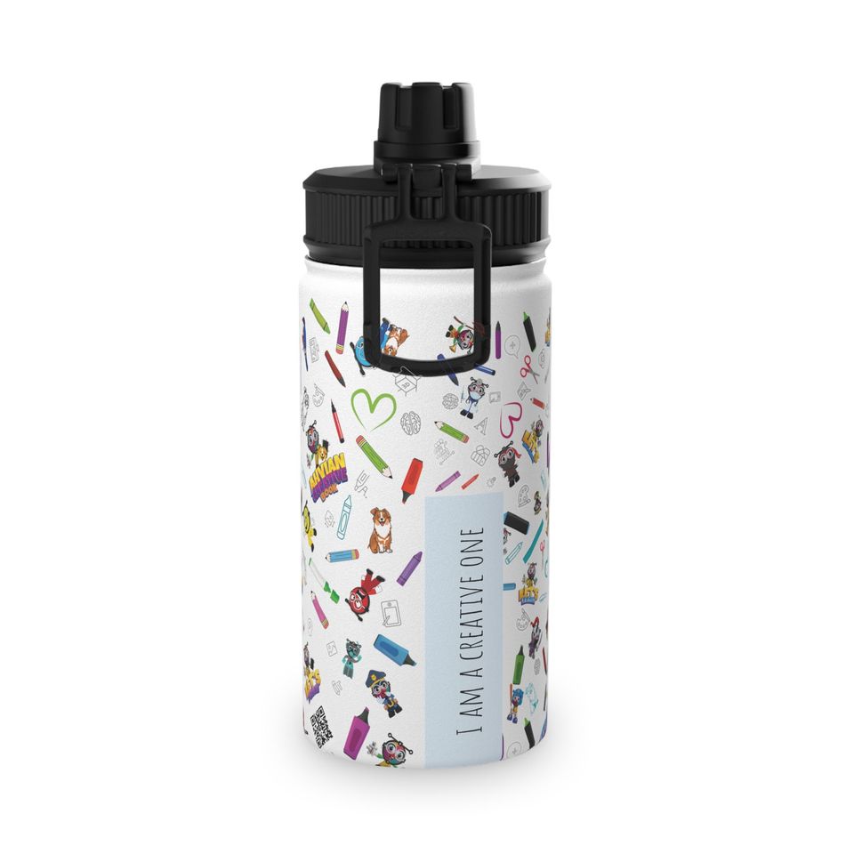 Personalized Water Bottle- Stainless Steel Sports Lid