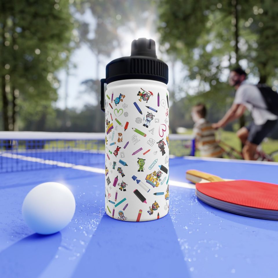 Personalized Water Bottle- Stainless Steel Sports Lid