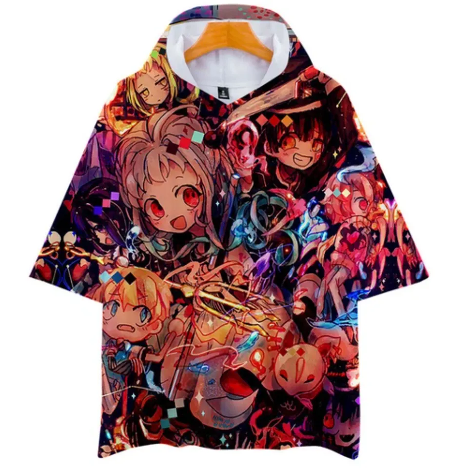 Anime Toilet-Bound Hanako-kun Shirt Hoodie Unisex Adult Casual Hooded T-Shirt