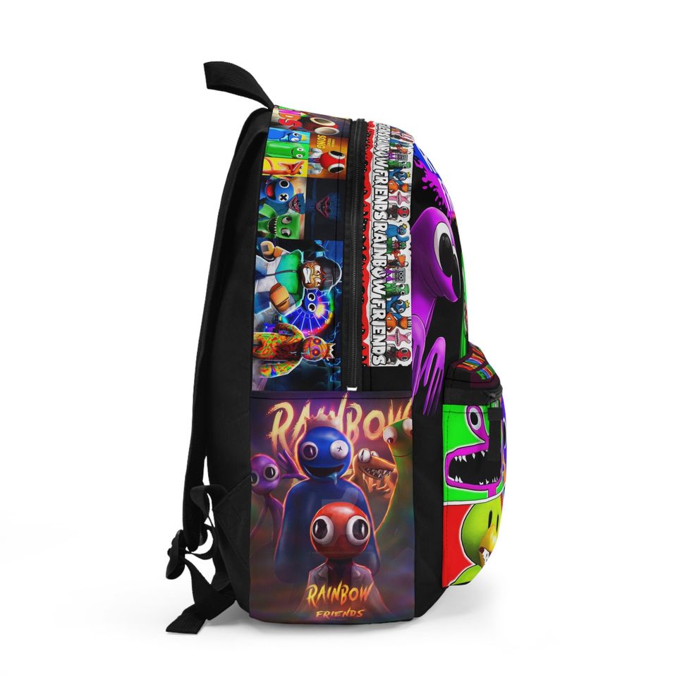 Rainbow friends Backpack, kids customized Backpack, all Rainbow Friends character Backpack, Back to School Backpack, School Bag