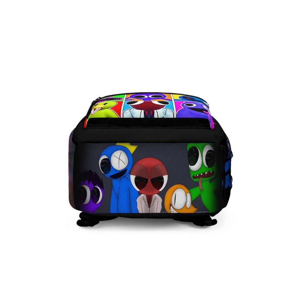 Rainbow friends Backpack, kids customized Backpack, all Rainbow Friends character Backpack, Back to School Backpack, School Bag