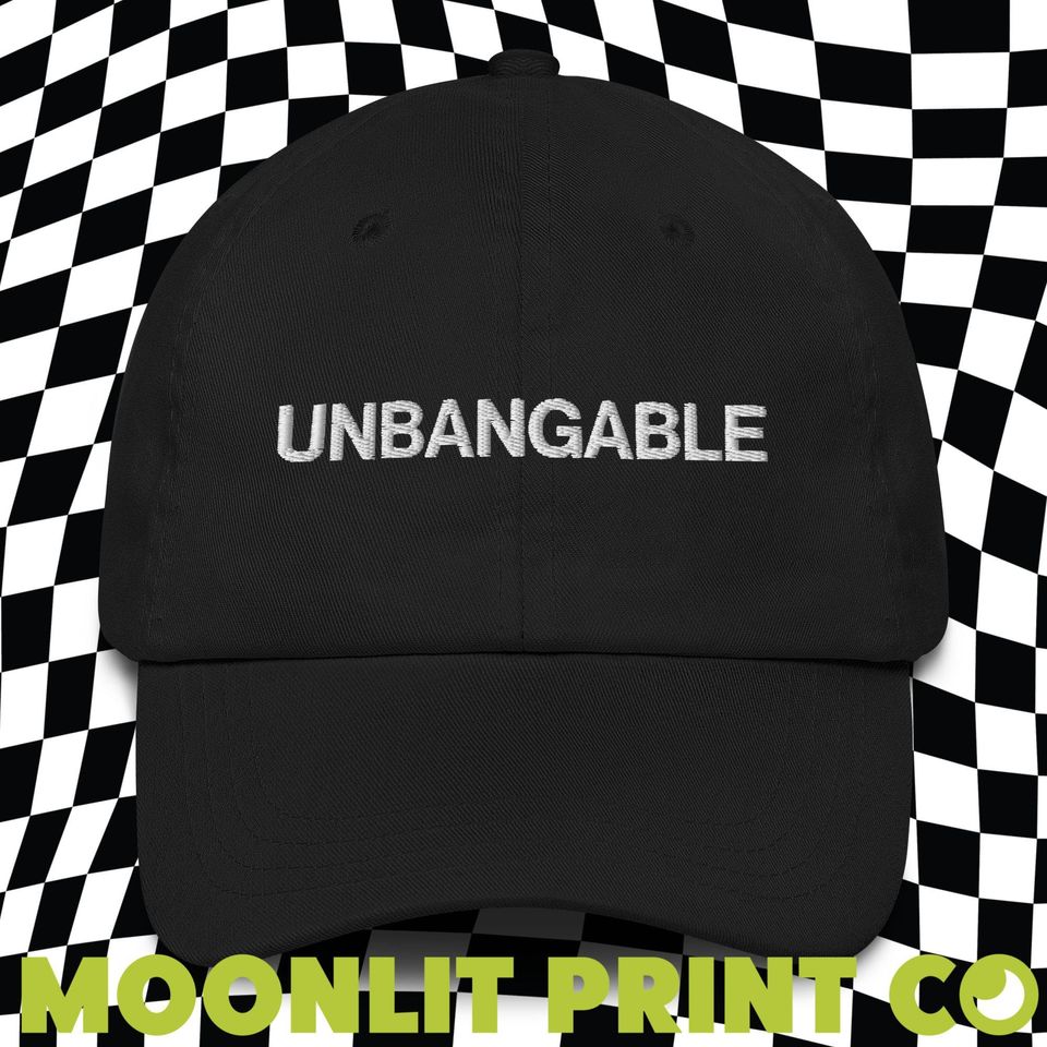 Unbangable Solid Color Dad Hat, Embroidered Dad Hat, Kamala 2024, Kamalanomenon