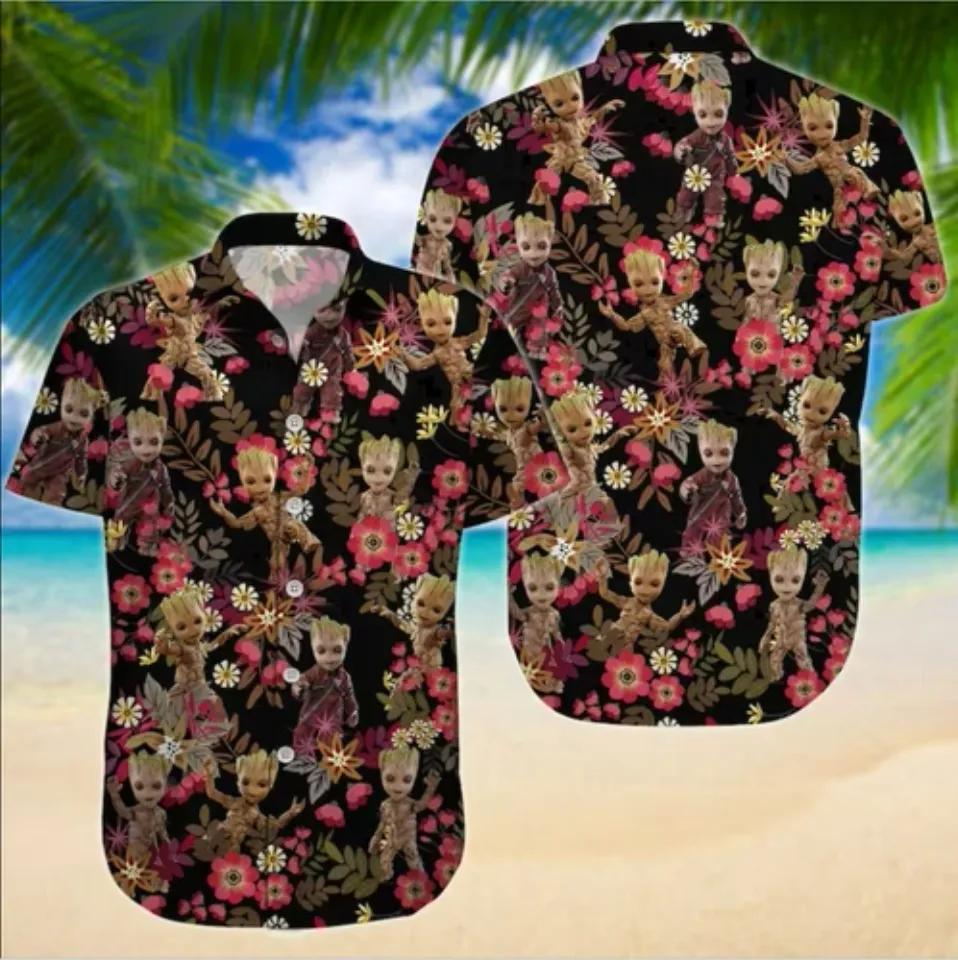 Groot 3D HAWAII SHIRT Mother day Gift