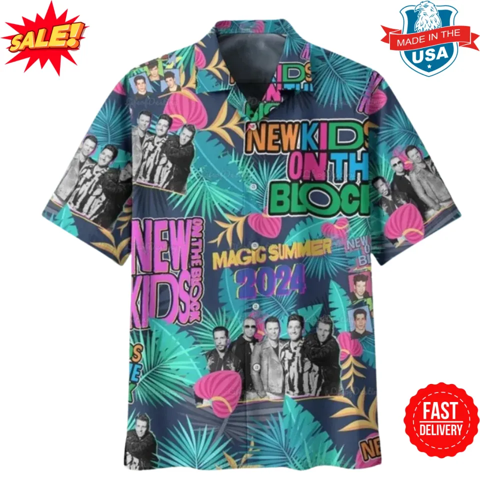 NK on The Block Summer Tour 2024 Hawaiian Shirt