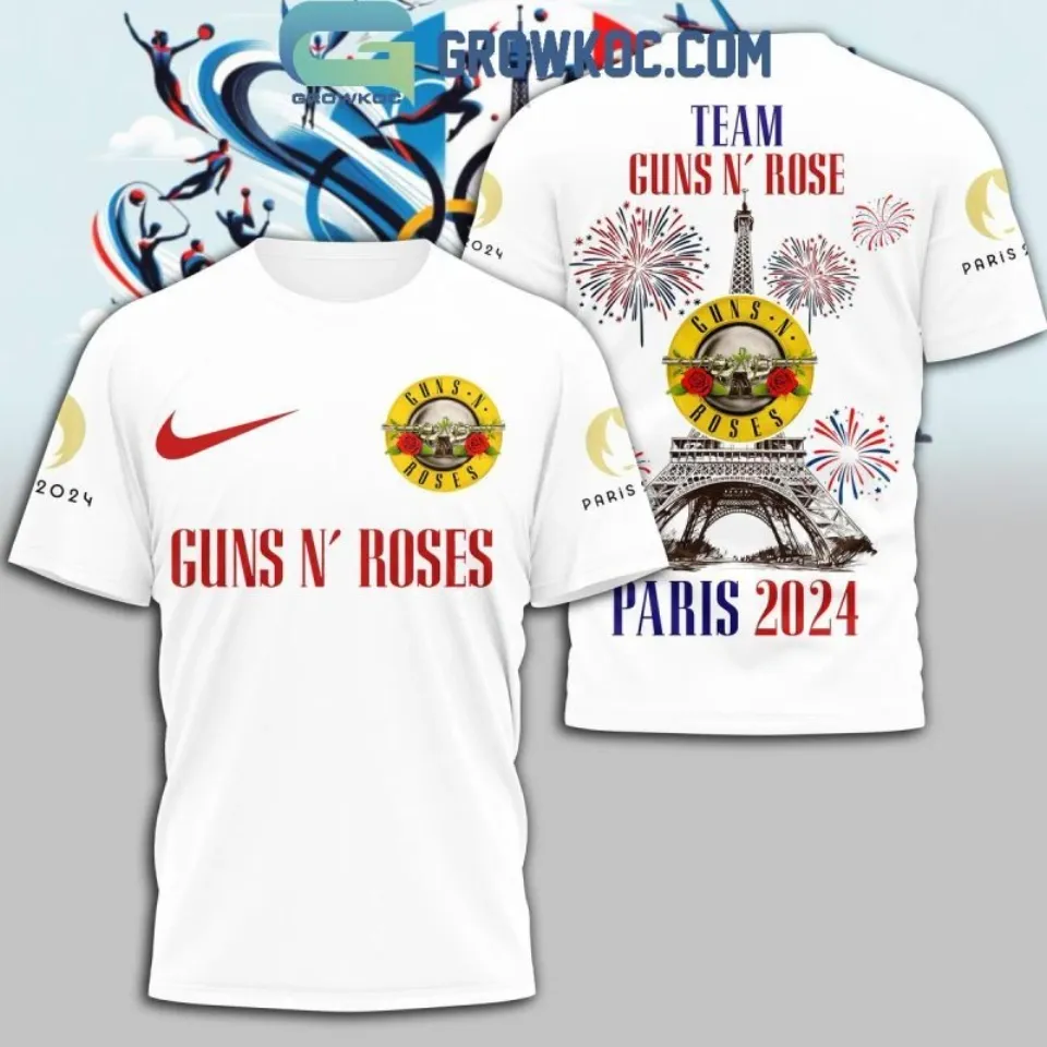 Guns N’ Roses Team Olympic 2024 Paris 3d T-Shirt