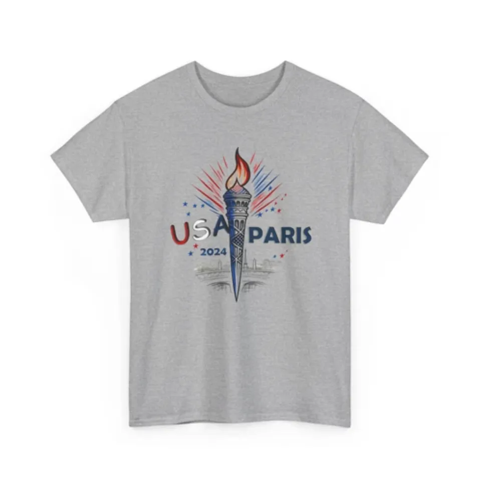 USA Team Paris Olympics T-Shirt, Olympics shirt, Paris France, Shirt for olympics, Team USA shirt, America shirt