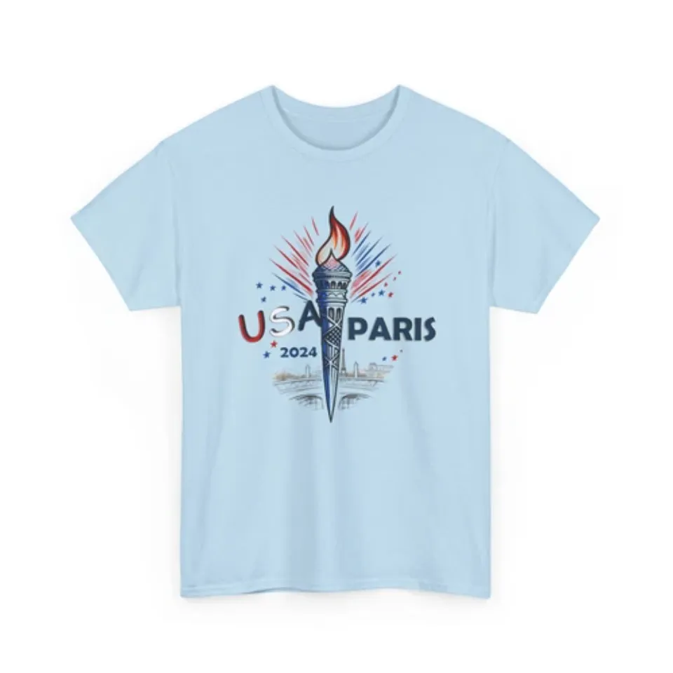 USA Team Paris Olympics T-Shirt, Olympics shirt, Paris France, Shirt for olympics, Team USA shirt, America shirt