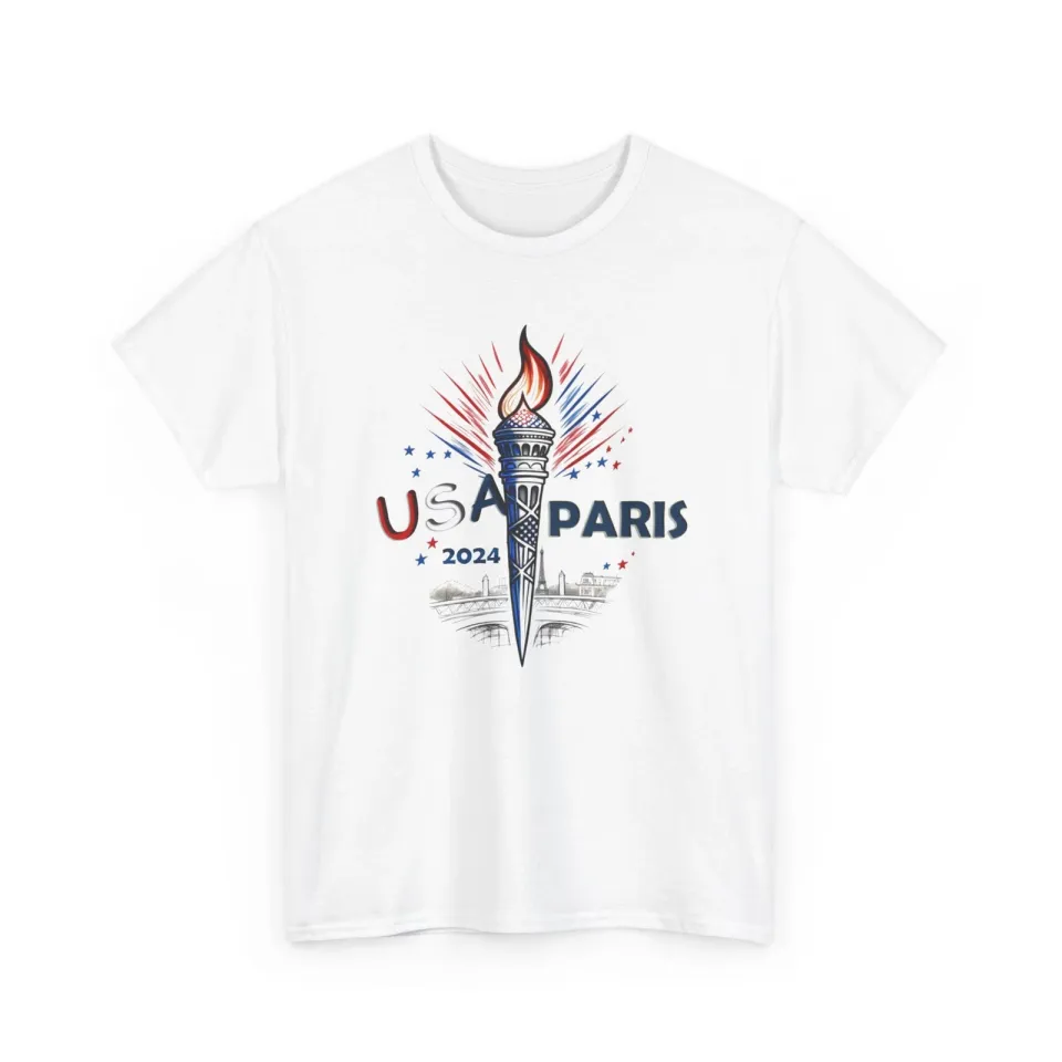 USA Team Paris Olympics T-Shirt, Olympics shirt, Paris France, Shirt for olympics, Team USA shirt, America shirt