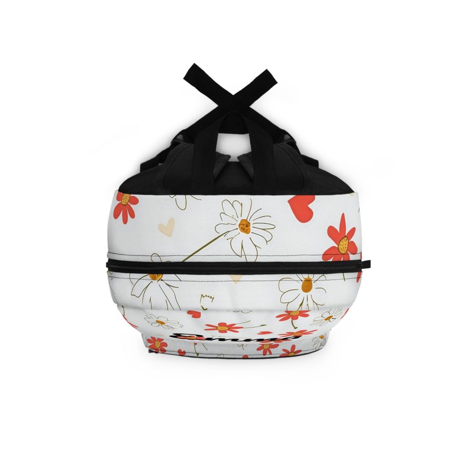 Daisy Heart Cottagecore Backpack | Roomy, Durable, Lightweight