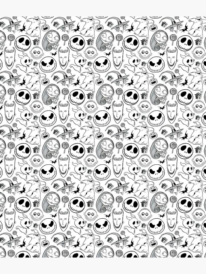 Nightmare before Christmas Pattern Backpack  Backpack