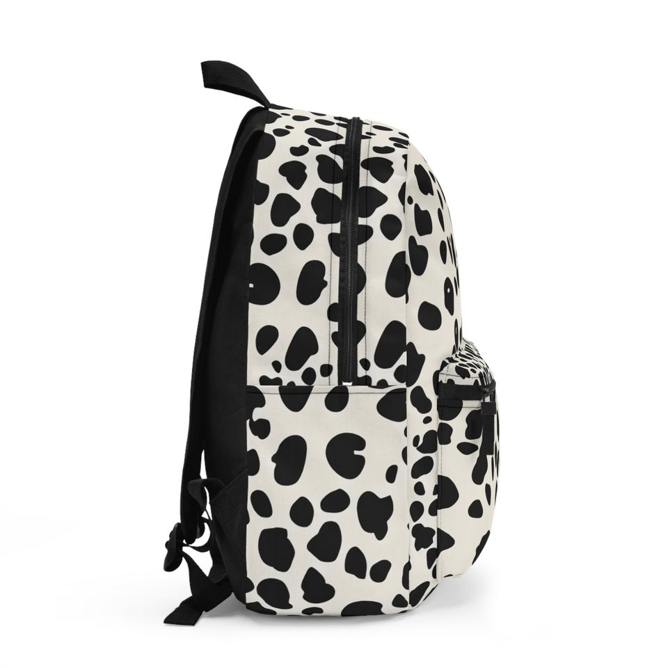 Durable Spotted Pattern Backpack  Lightweight, Waterproof, Adjustable Straps, Roomy Interior, Assembled in the USA