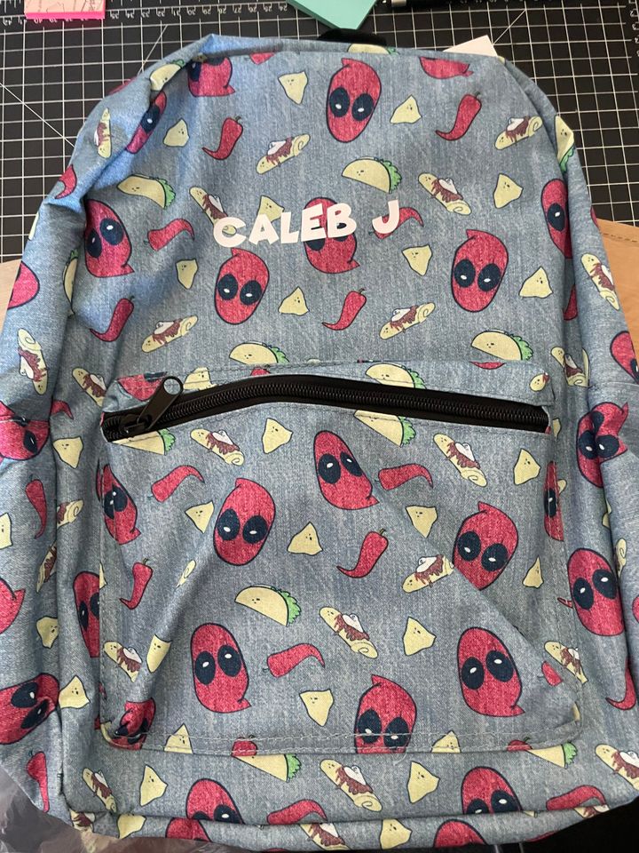 Personalized KBNL Deadpool Deluxe All Over Print Backpack