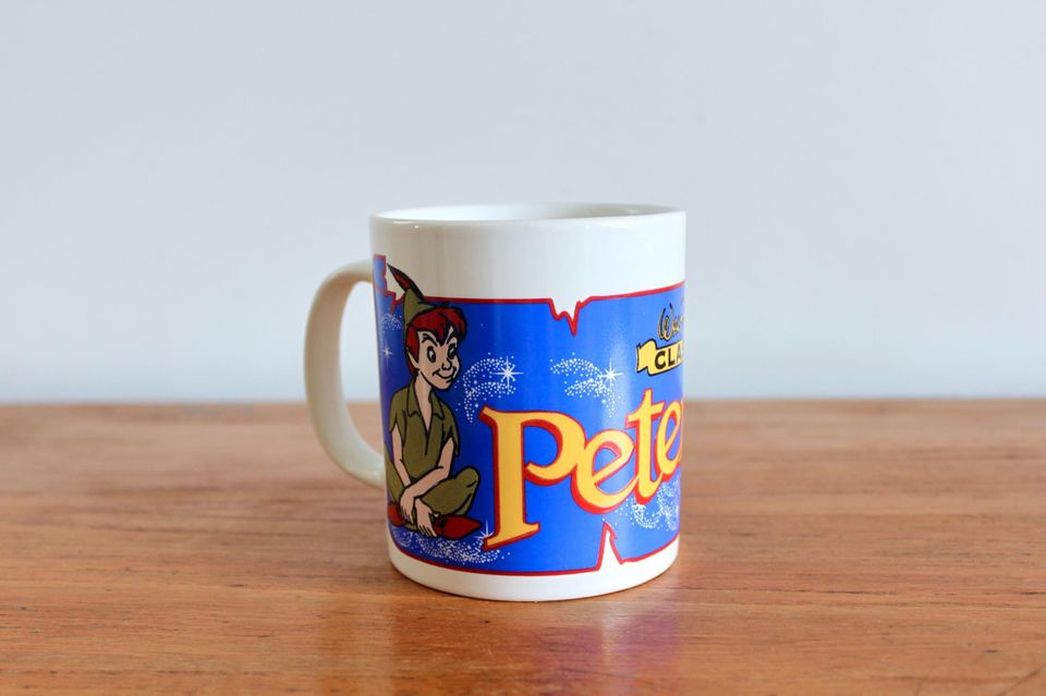 Retro Disney Peter Pan Mug | Retro Mug, Retro Kitchen, Vintage Kitchen