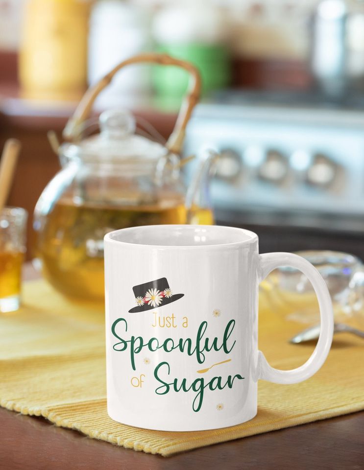 Mary Poppins Inspired Mug, Disney Coffee Mug, Poppins Mug