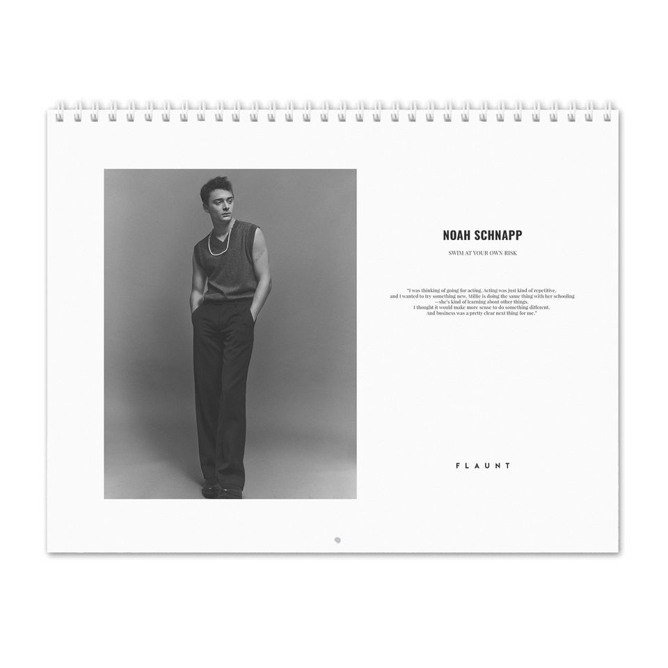 Noah Schnapp Vol.2 - 2025 Wall Calendar