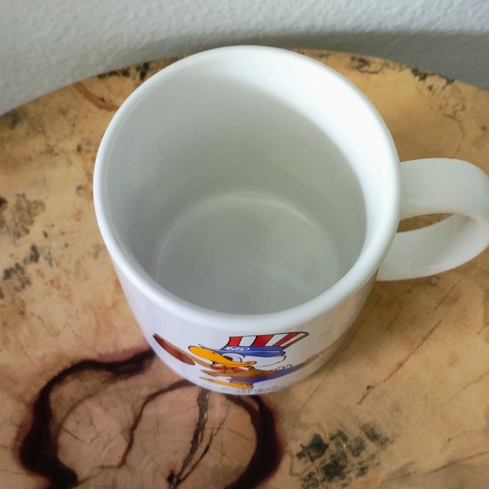 1984 LA Olympics Basketball Mug, 80s Retro Ceramic Mug