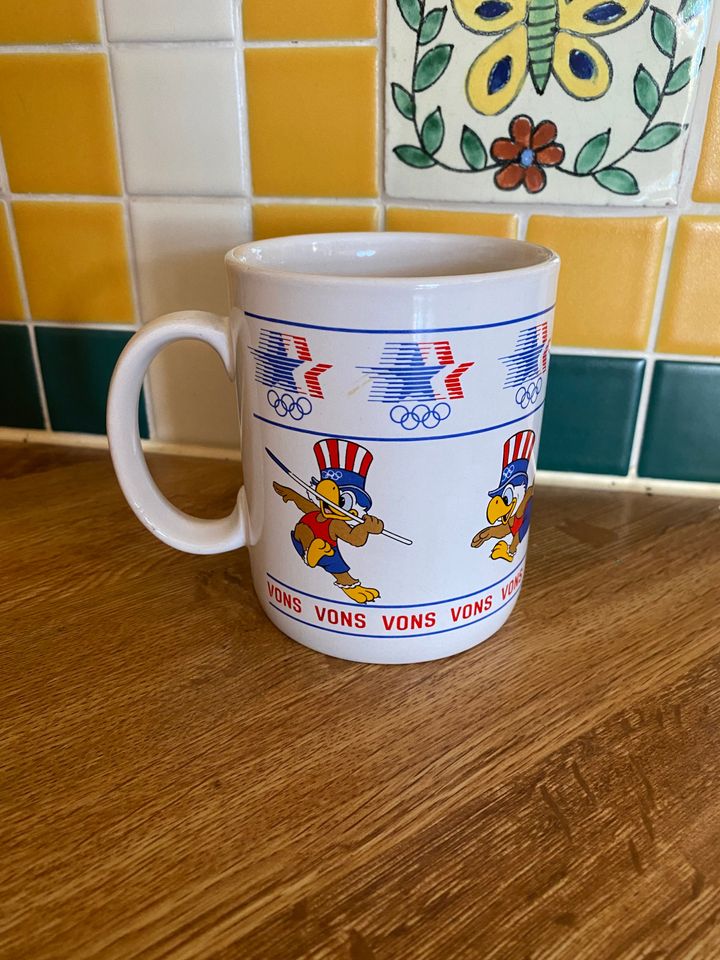 ViNTAGE 1982 Olympics games Commemorative Ceramic coffee Mug (11oz, 15oz)