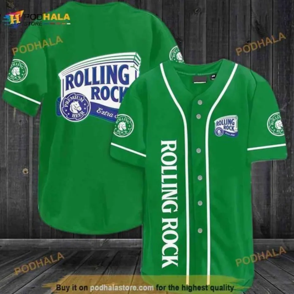 Rolling Rock Beer 3D Jersey Shirt