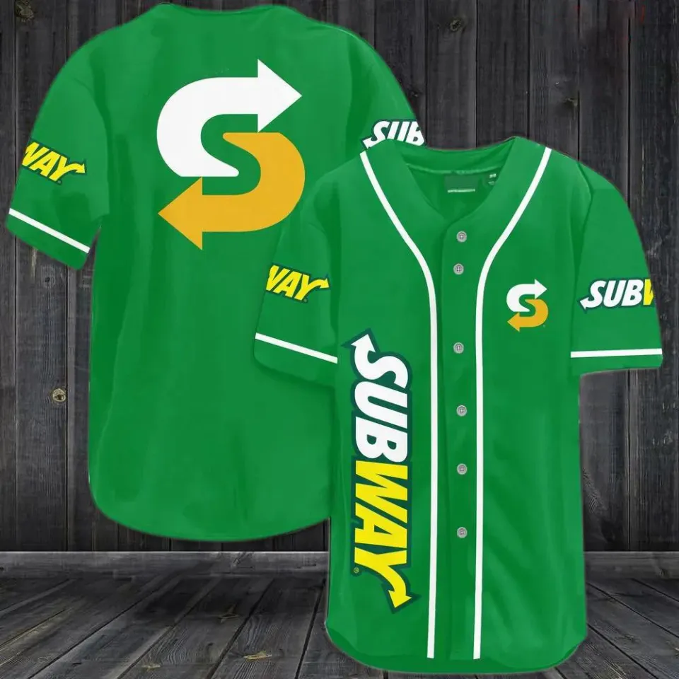 [Custom Name] Subway-Green Jersey For Men And Women Size, Best Gift!