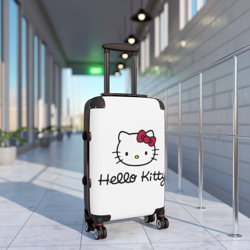 Suitcase hello kitty, Cute Cat Luggage, Travel Bag