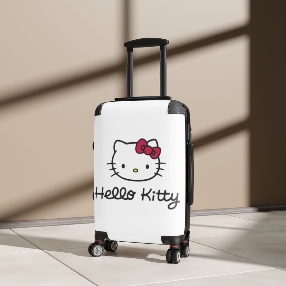 Suitcase hello kitty, Cute Cat Luggage, Travel Bag