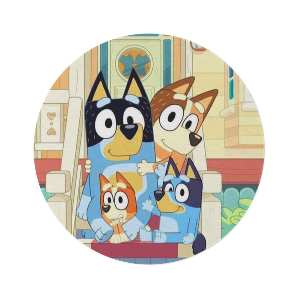 BlueyDad Round Floor Pad